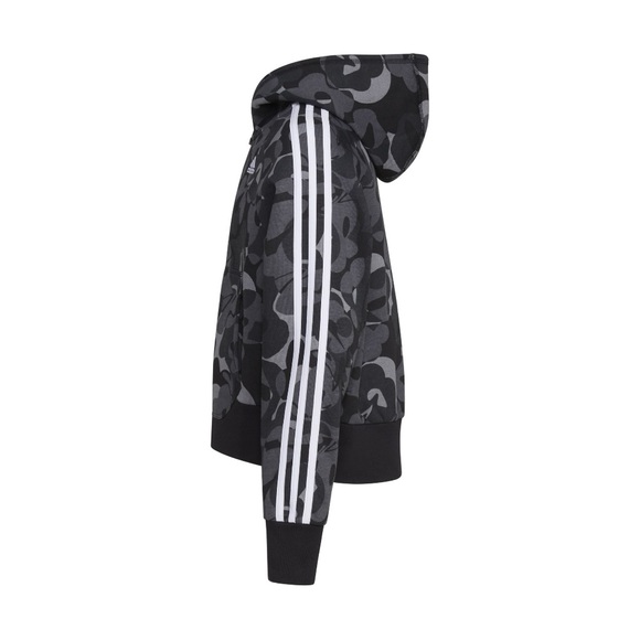 Adidas Girls Zip Up Fleece Hoodie NWT - Picture 3 of 3